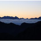 Sonenaufgang an der Flaggerschartenhütte