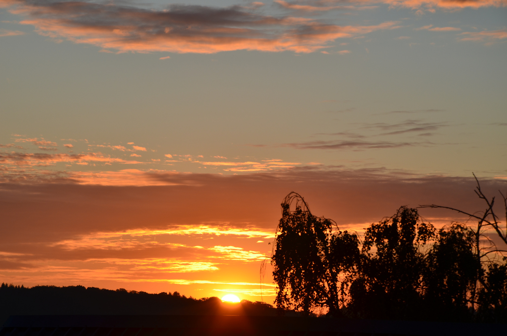 Sonenaufgang im August