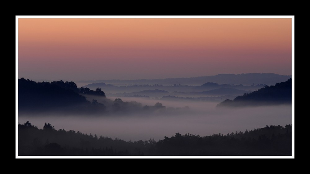 Sonenaufgang in der Südsteiermark