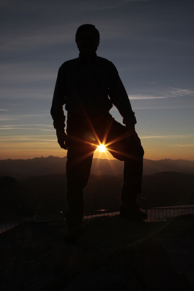 Sonenenaufgang am Hunerkogel, 2700m