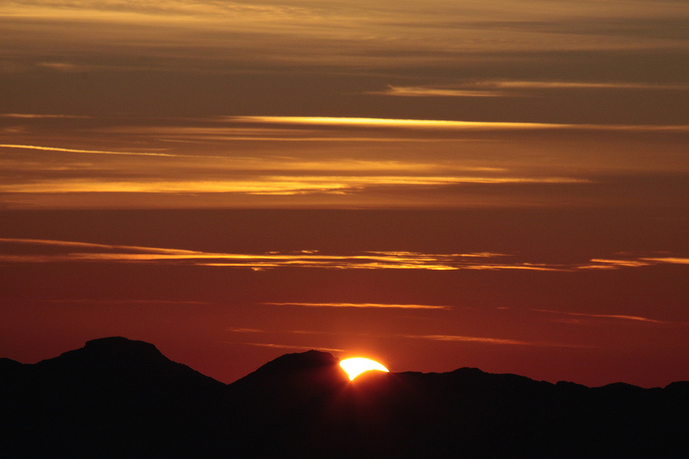 Sonenenaufgang am Hunerkogel-Dachstein 2700m