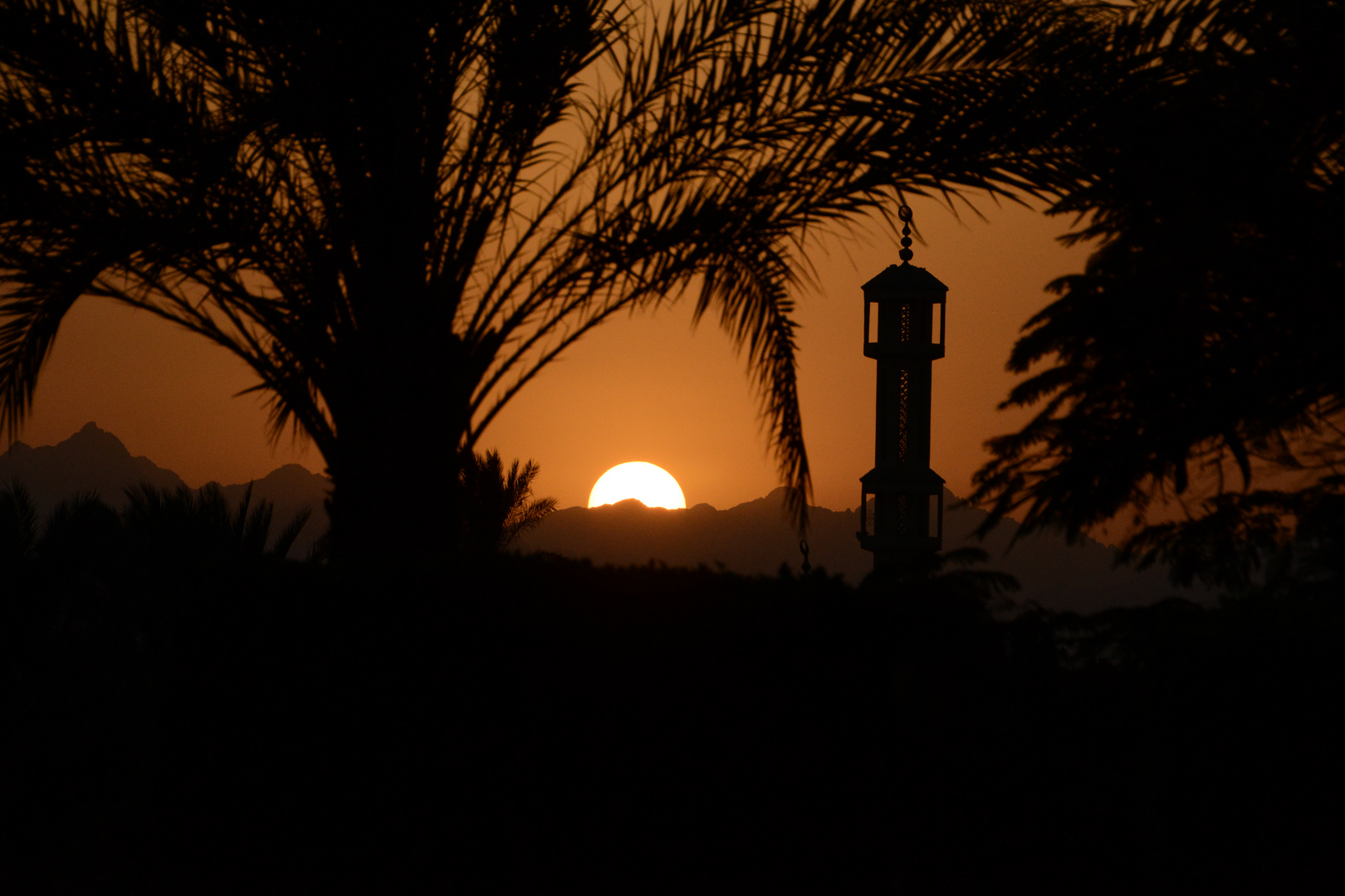 Sonenuntergang in Hurghada