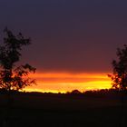 Sonenuntergang nach einem gewitter