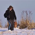 Sonja im Schnee