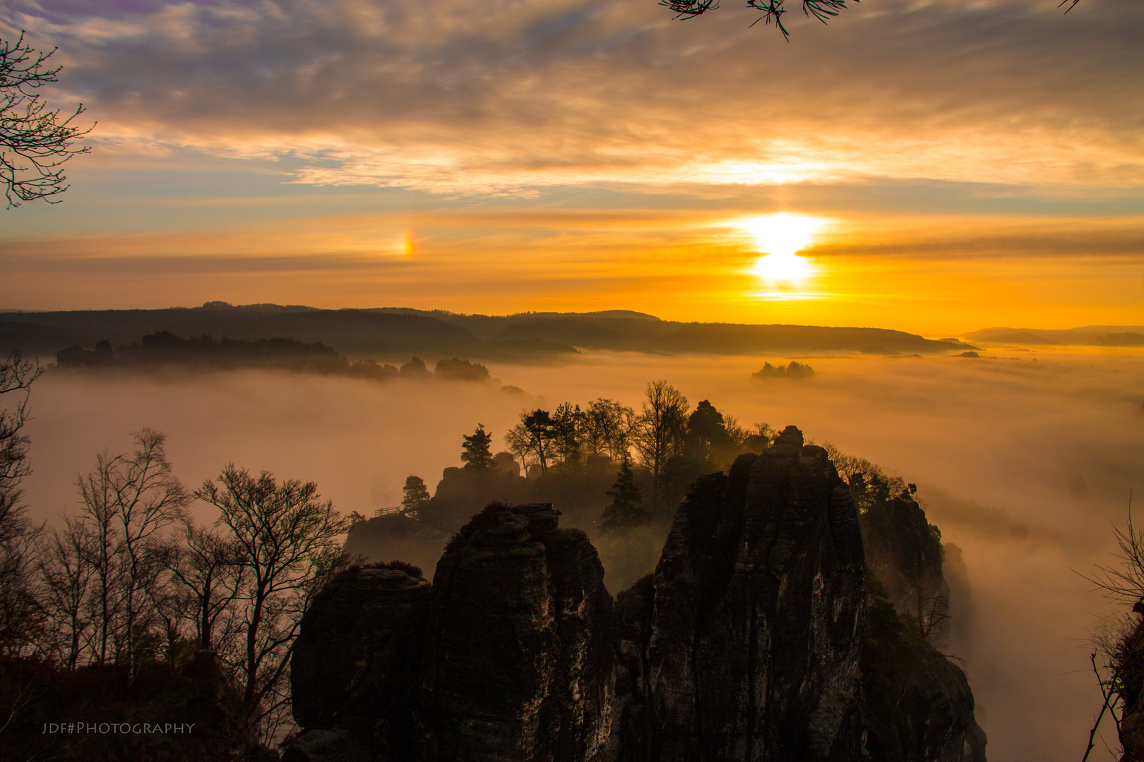 Sonnaufang in der Bastei