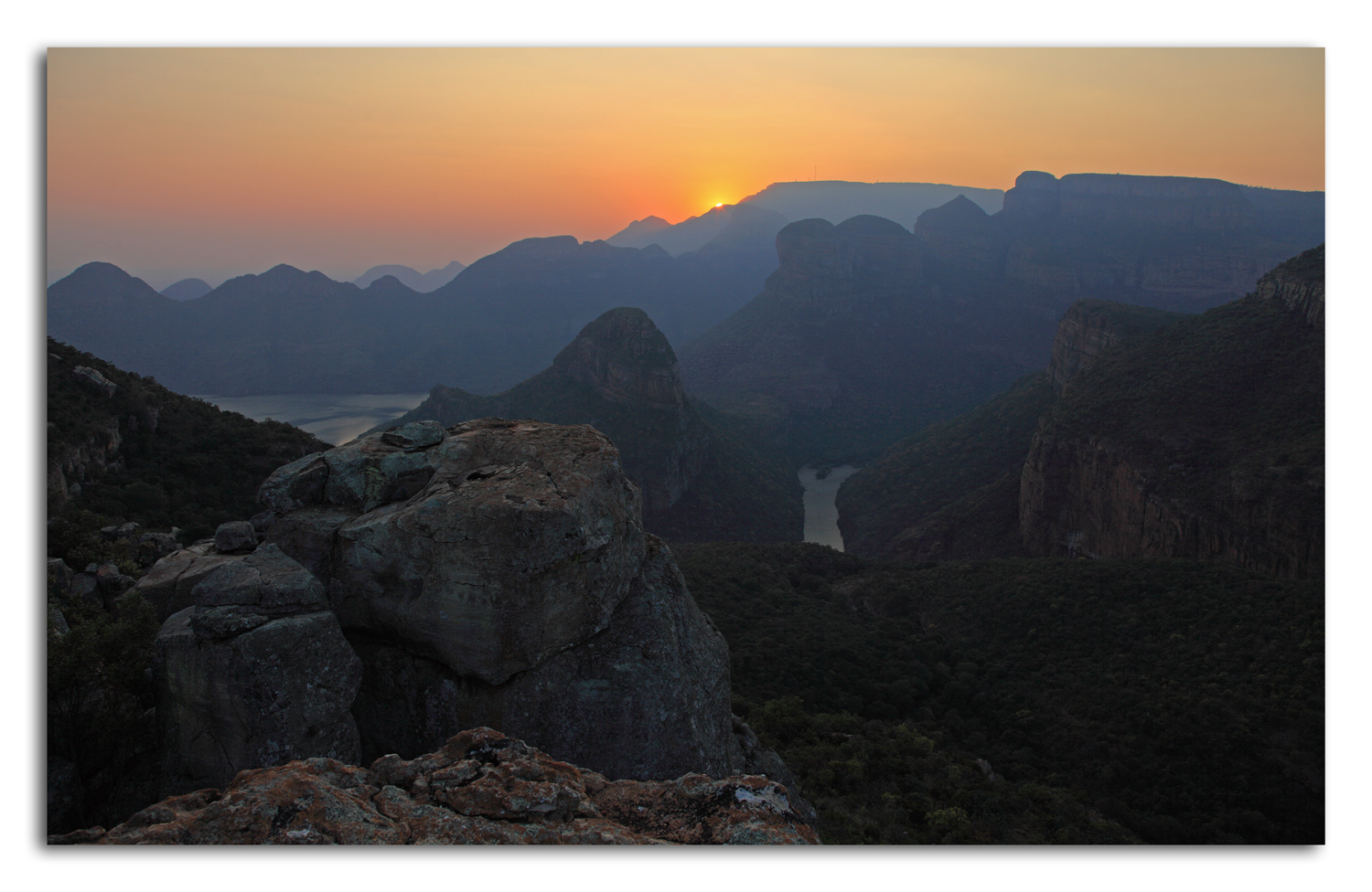 Sonnaufgang am Blyde River Canyon