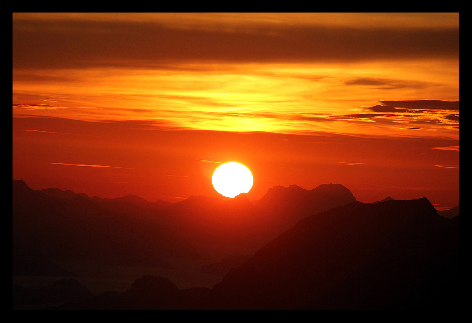 Sonnaufgang am Dachstein