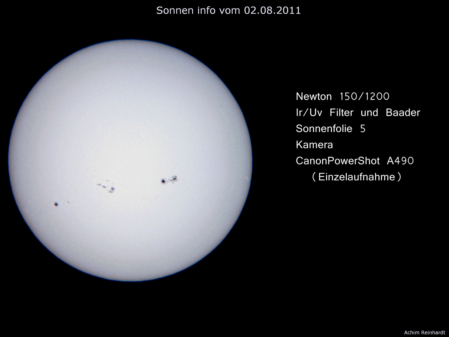 Sonne am 02.08.2011