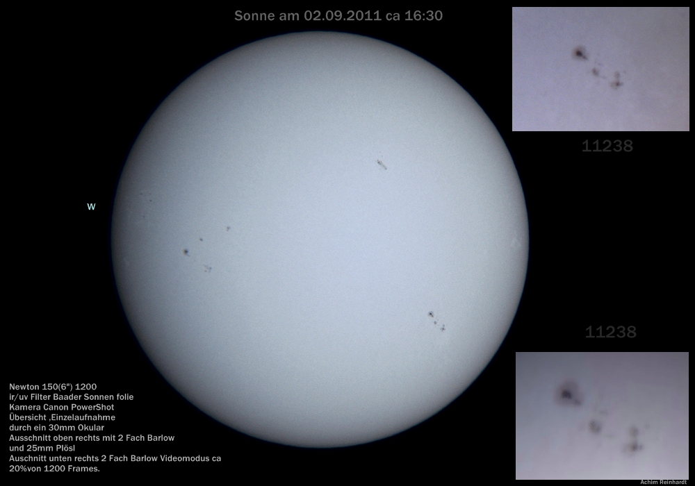 Sonne am 02.09.2011