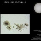 Sonne am 09.03.2012 ca 11:30