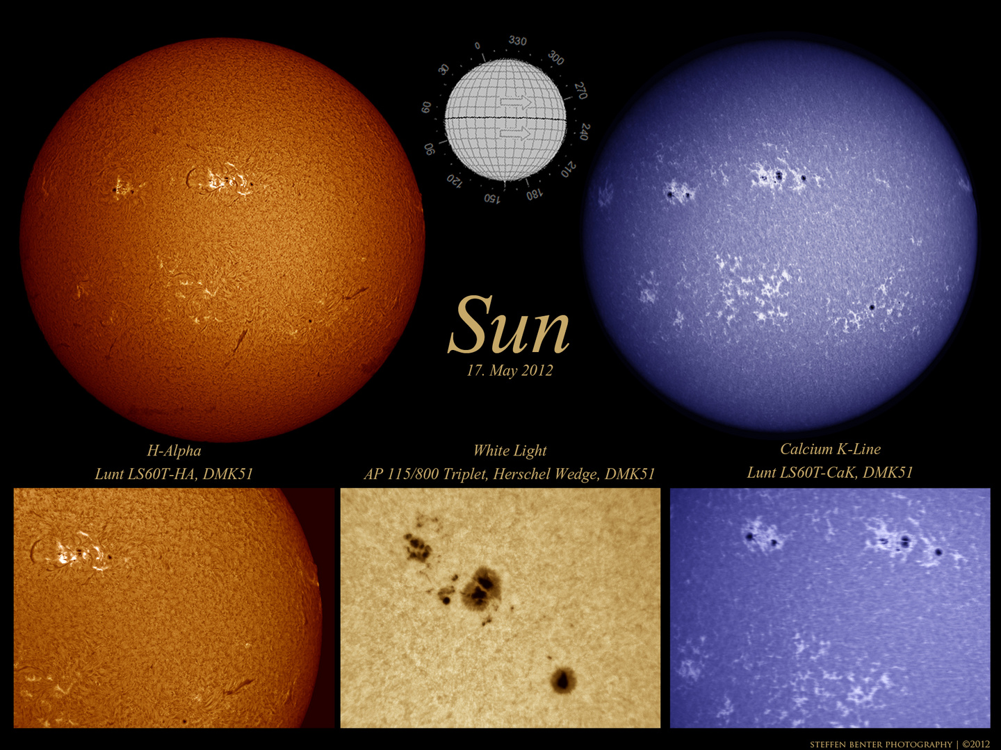 Sonne am 17. Mai 2012