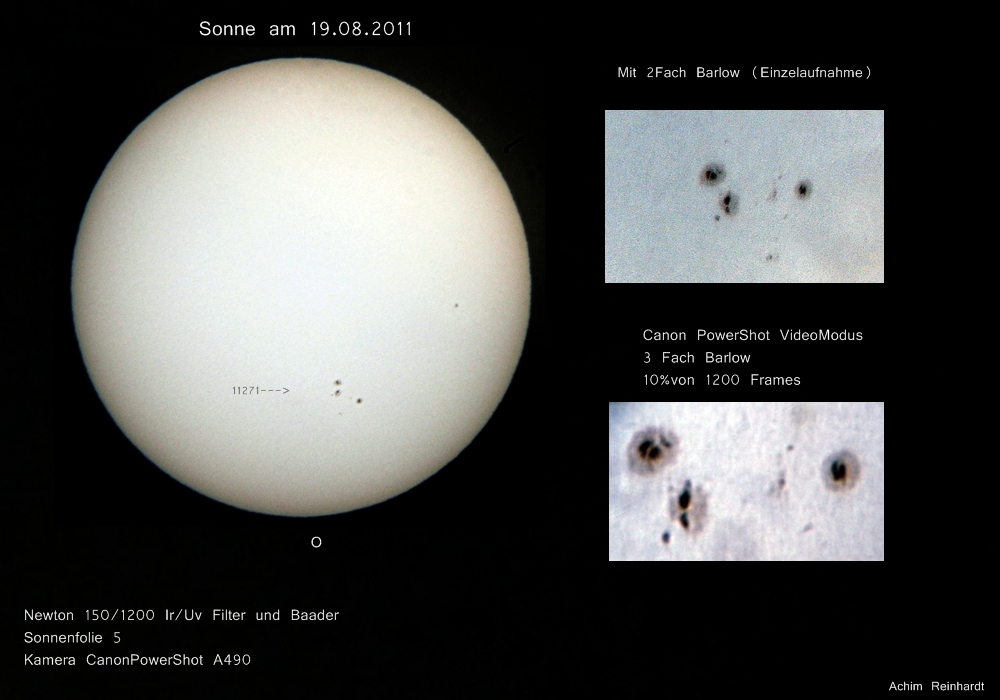 Sonne am 19.08.2011