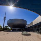 Sonne am BMW Museum