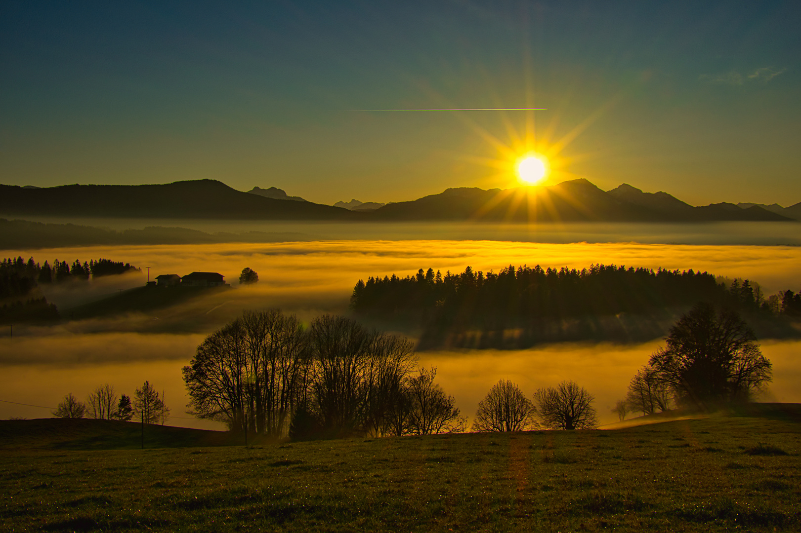 Sonne am Hochhorn