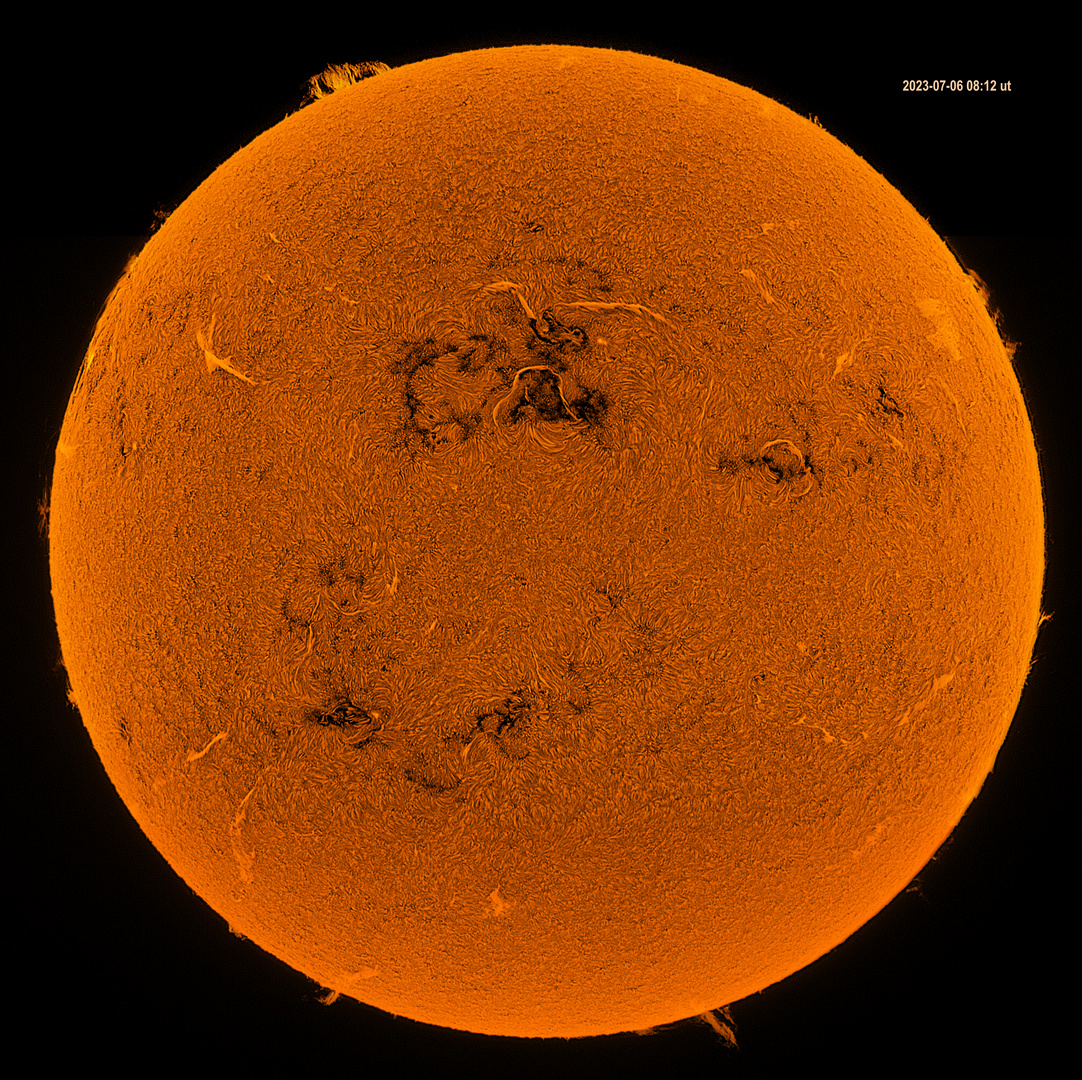 Sonne am Morgen des 6. Juli 2023