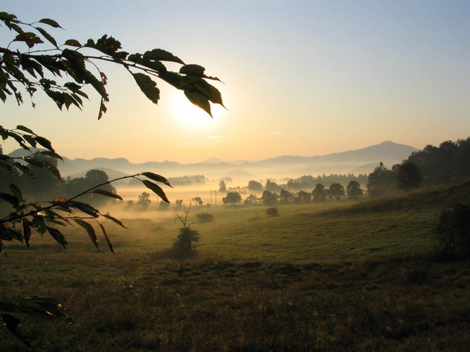 Sonne am morgen vertreibt...