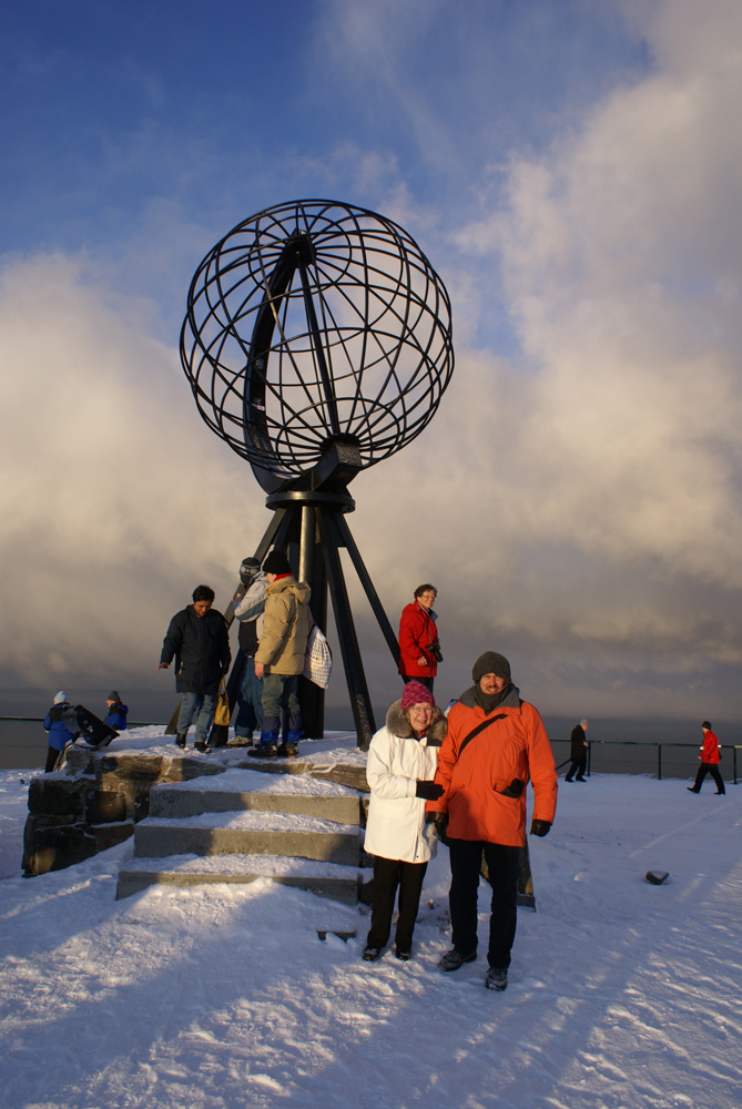 Sonne am Nordkapp