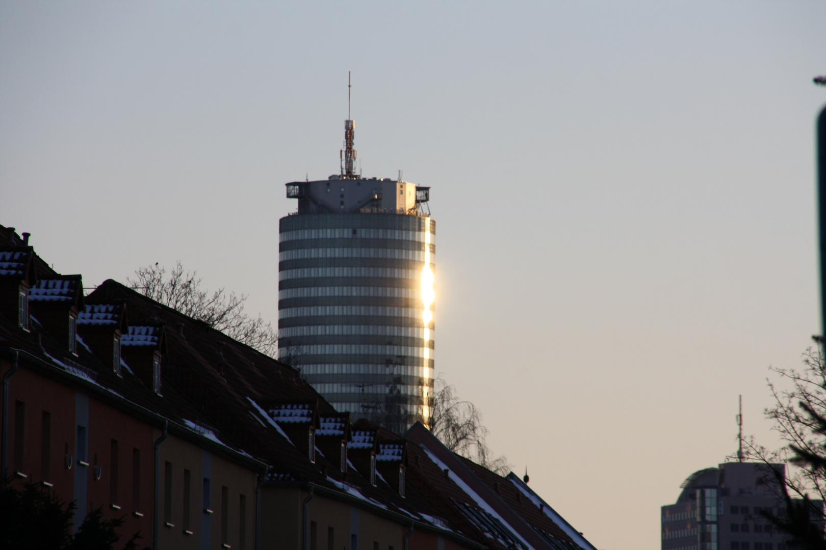 Sonne am Turm