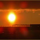 Sonne auf der A45