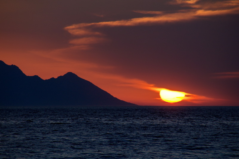 Sonne bei Samos