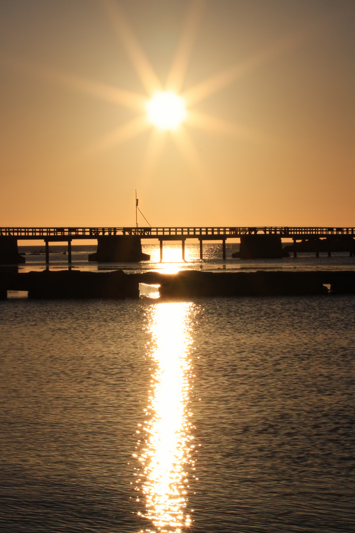 Sonne bis vor die Füße