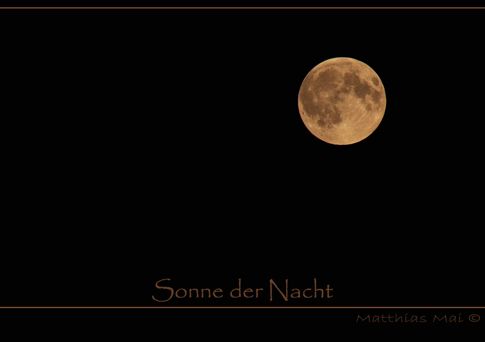 Sonne der Nacht