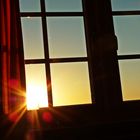 Sonne durchs Fenster