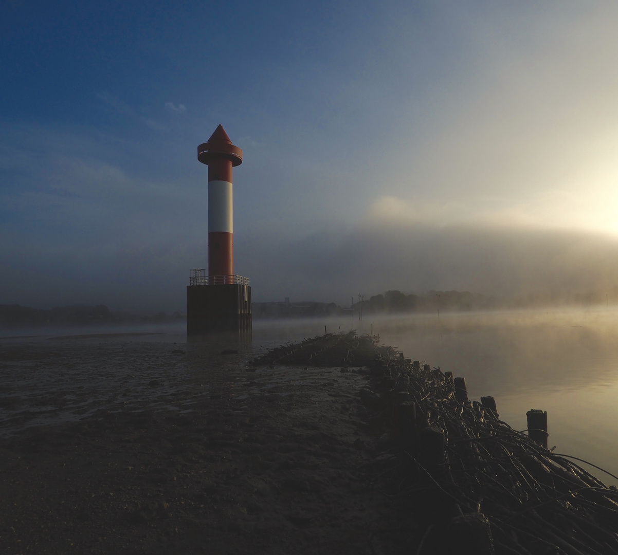 Sonne gegen Nebel...