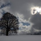 Sonne gegen Wolken