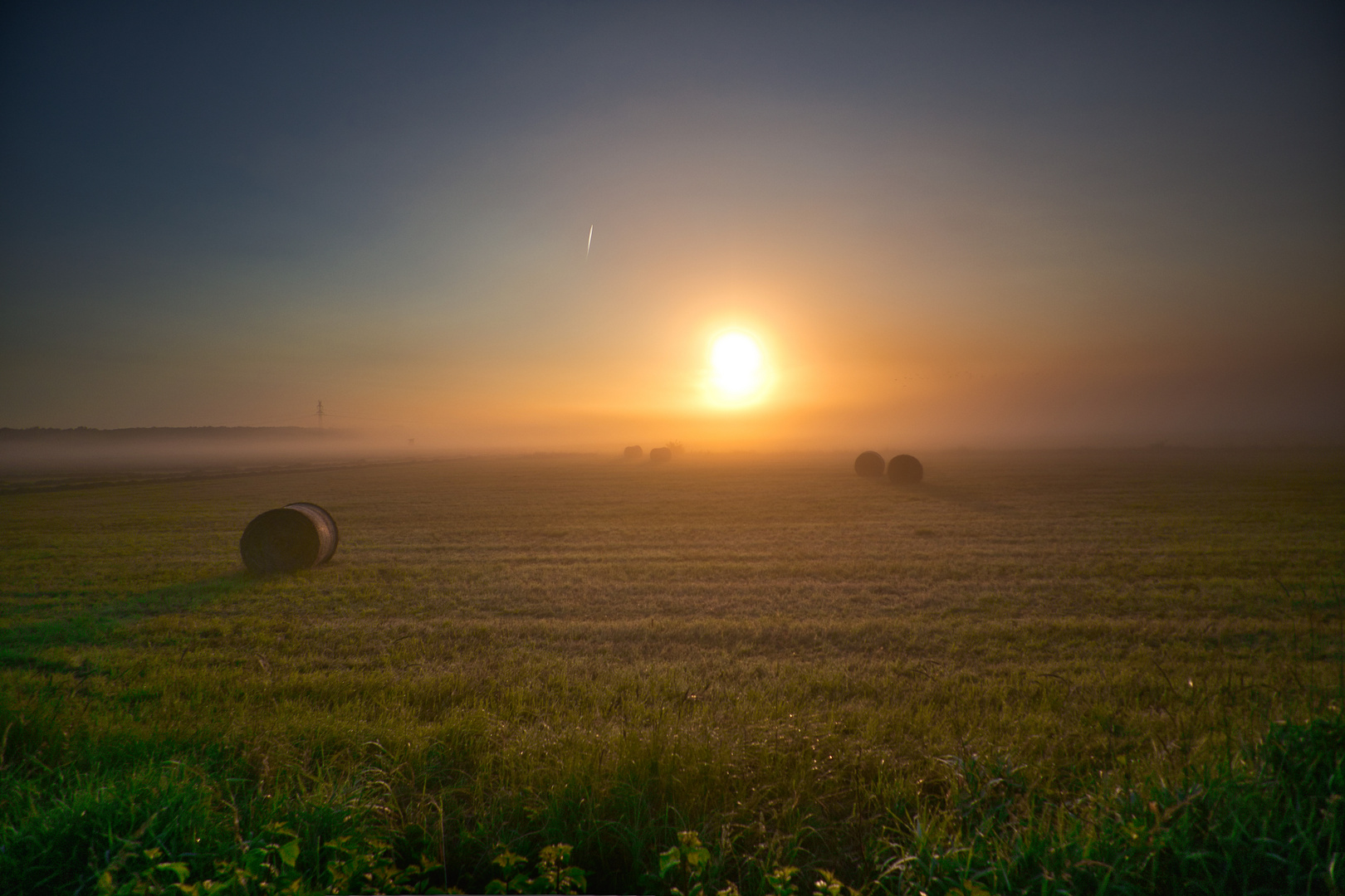 Sonne geht auf im Nebel 02