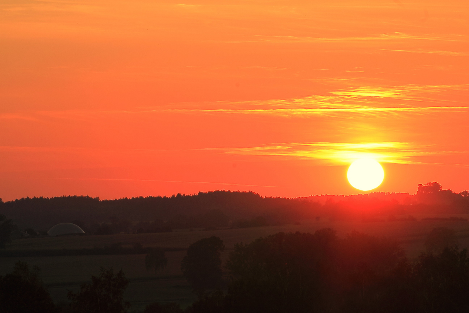 Sonne geht schlafen