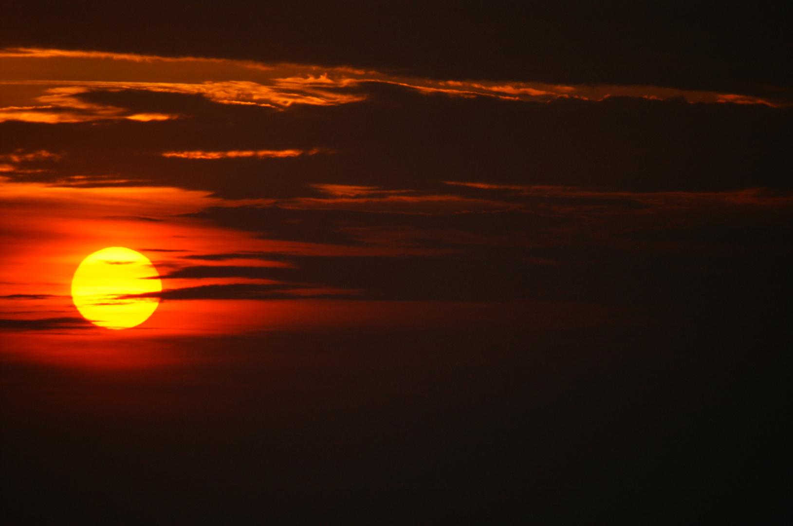 Sonne geht schlafen