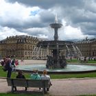 Sonne geniessen am Schlossplatz