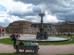 Sonne geniessen am Schlossplatz