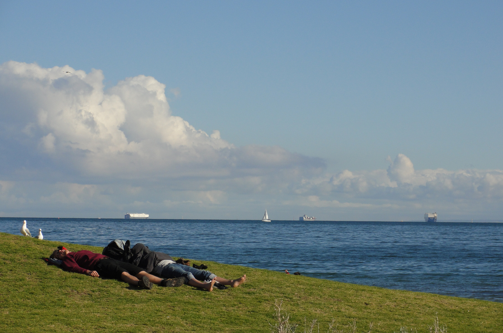 Sonne genießen in Melbourne