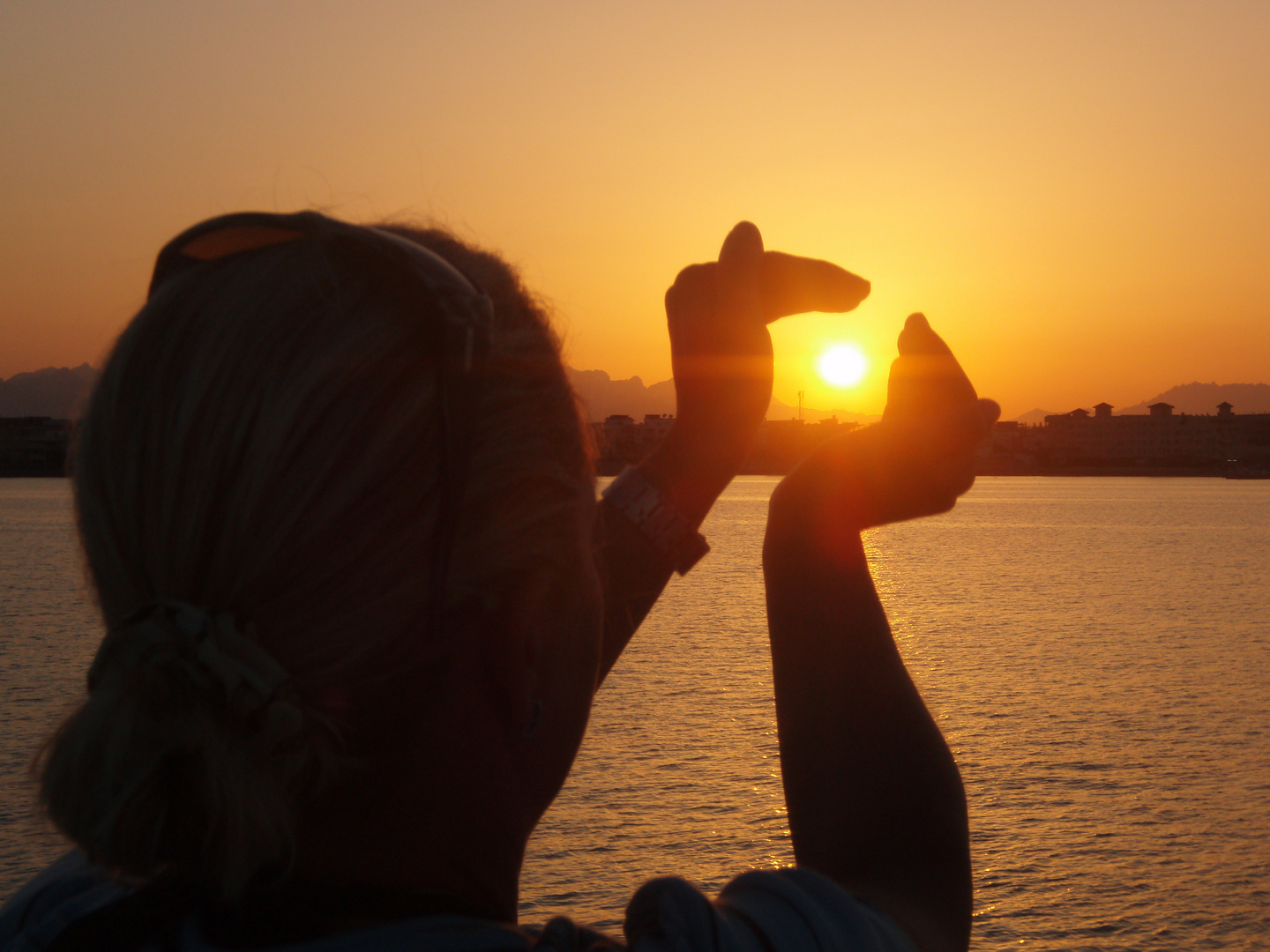 Sonne gleich weg über Hurghada