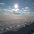 Sonne-Himmel-Schnee