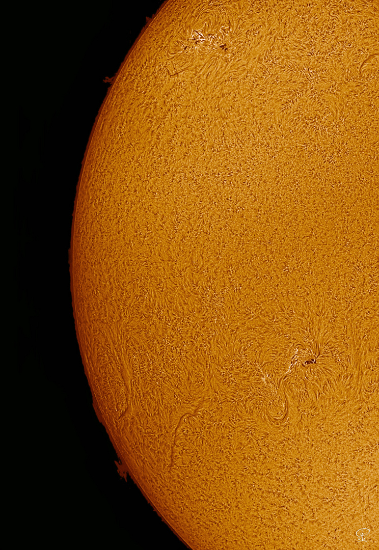 Sonne im H-Alpha Spektrum, Chromosphäre Foto & Bild | astrofotografie ...