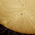Sonne im Integrallicht mit Magnetfelddaten