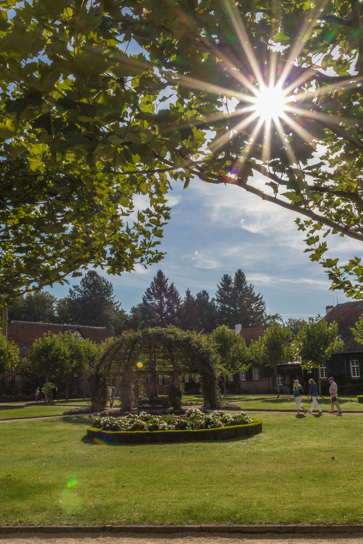 Sonne im Schloß Wolfsgarten 2