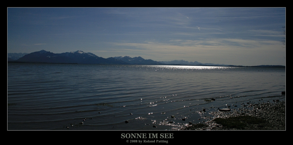 Sonne im See