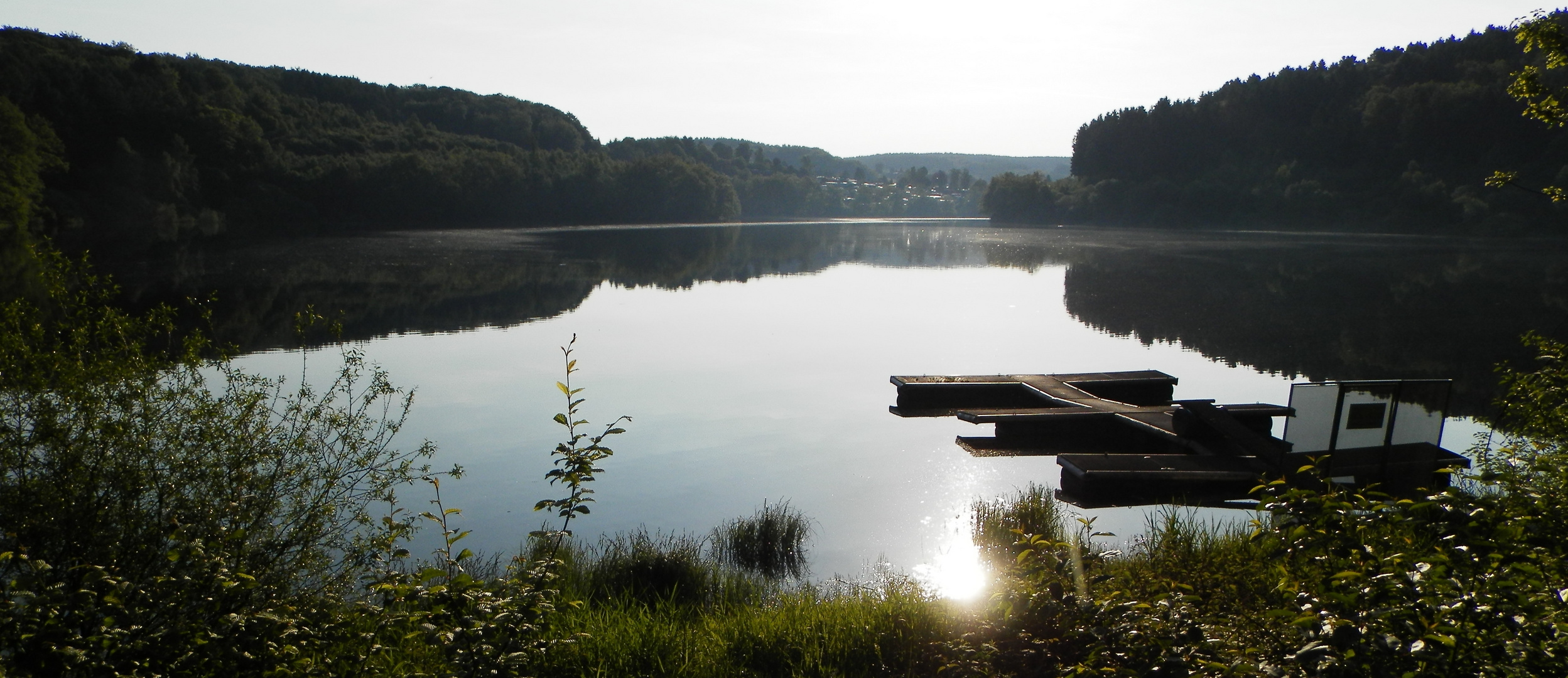 Sonne im Wasser