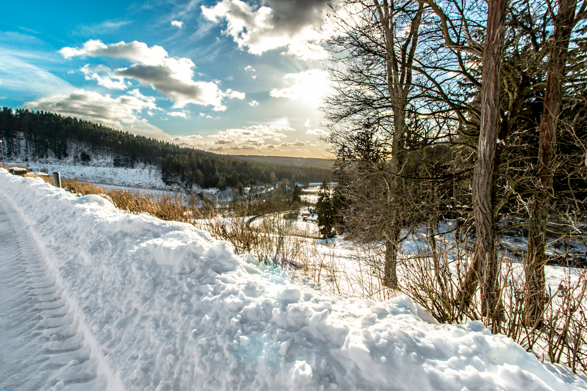 Sonne im Winter