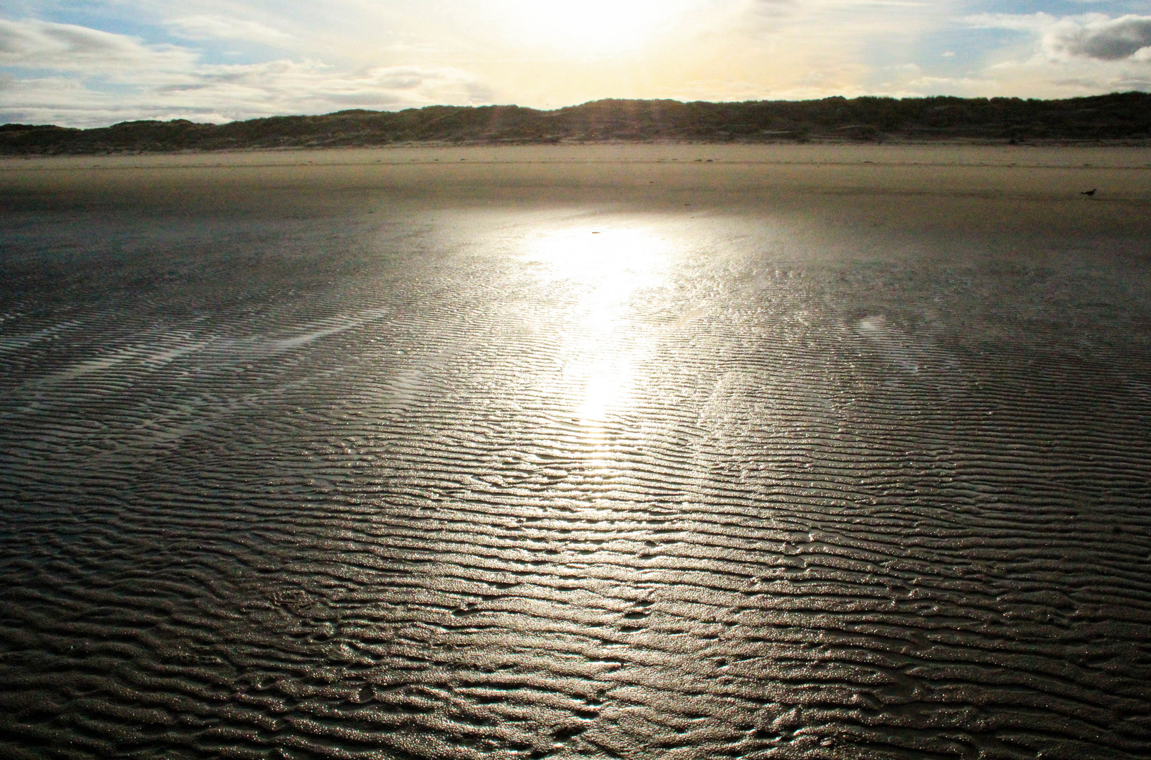 Sonne im Winter auf Langeoog