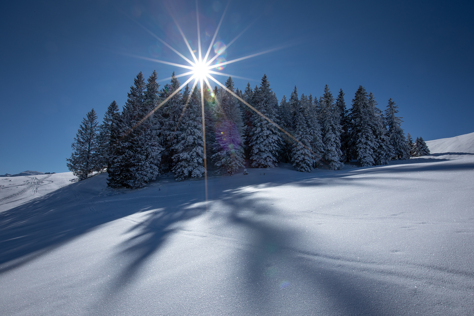 Sonne in den Bergen ...