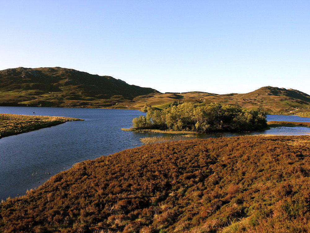 Sonne in den Highlands