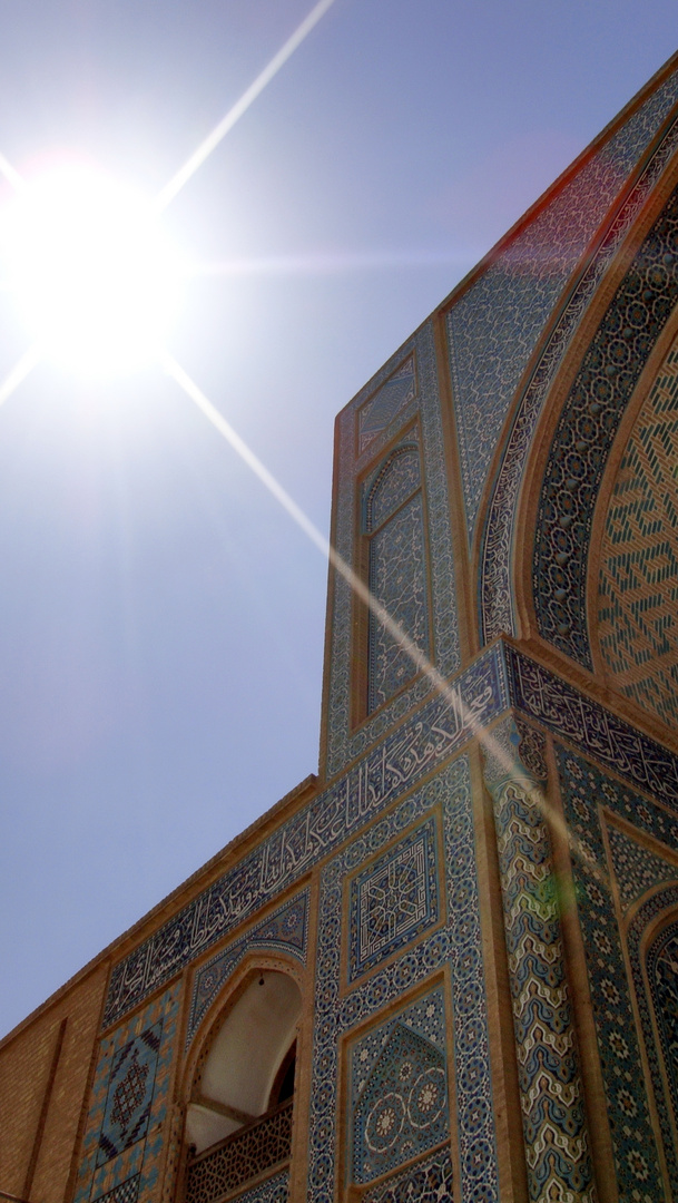 Sonne in der Moschee