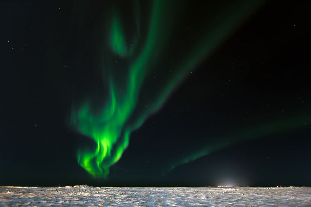 Sonne in der Nacht- Island