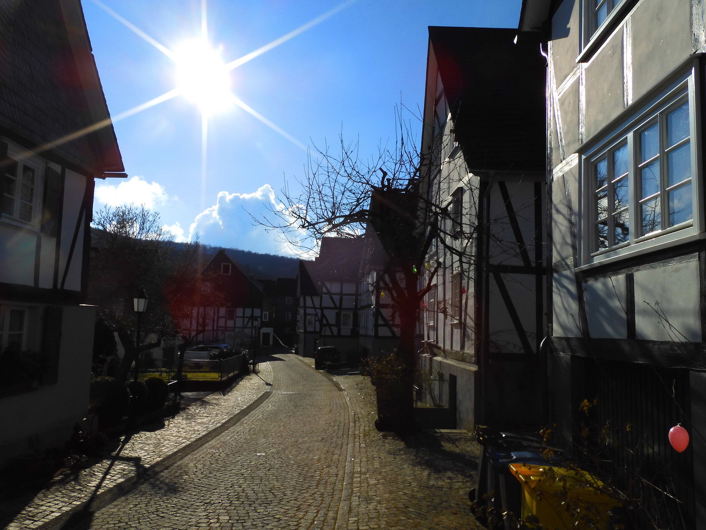 Sonne in der Stadt