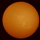 Sonne in H-Alpha und First Light am 15. Juni 2012